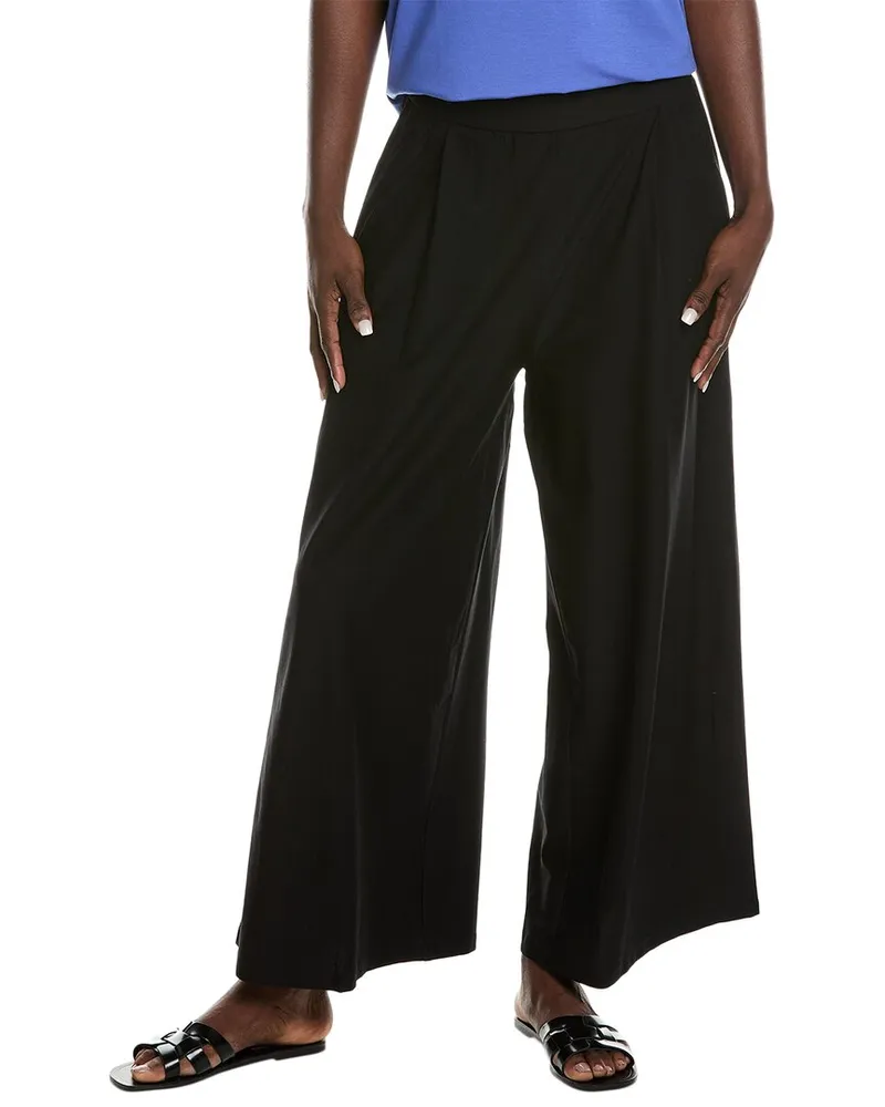 Eileen Fisher Wide Ankle Pant Black