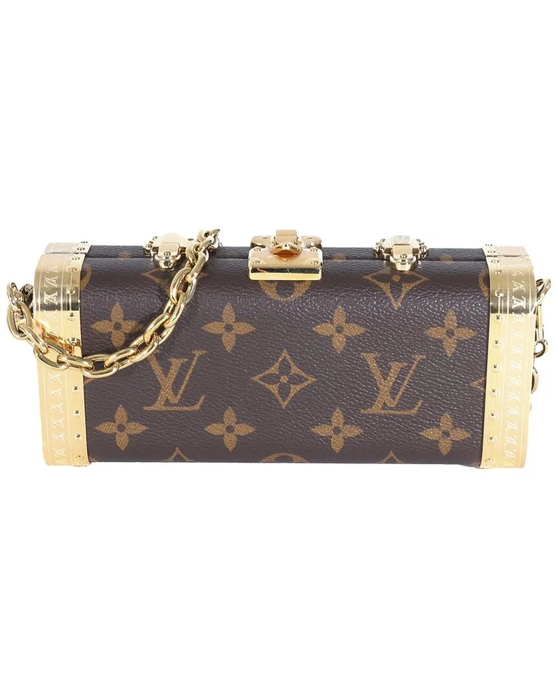 Louis Vuitton Brown Monogram Coated Canvas Vanity Case PM (Authentic Pre-Loved Nocolor