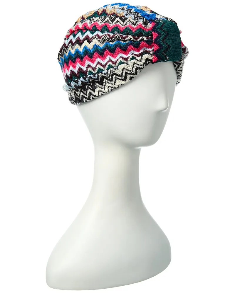Missoni Wool-Blend Turban Blue