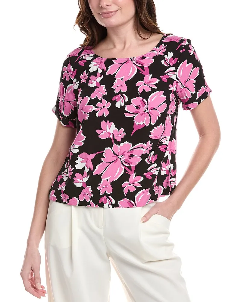 Vince Camuto Rolled Cup Top Purple