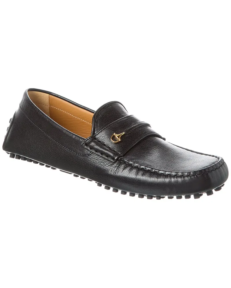 Gucci Horsebit Leather Loafer Black