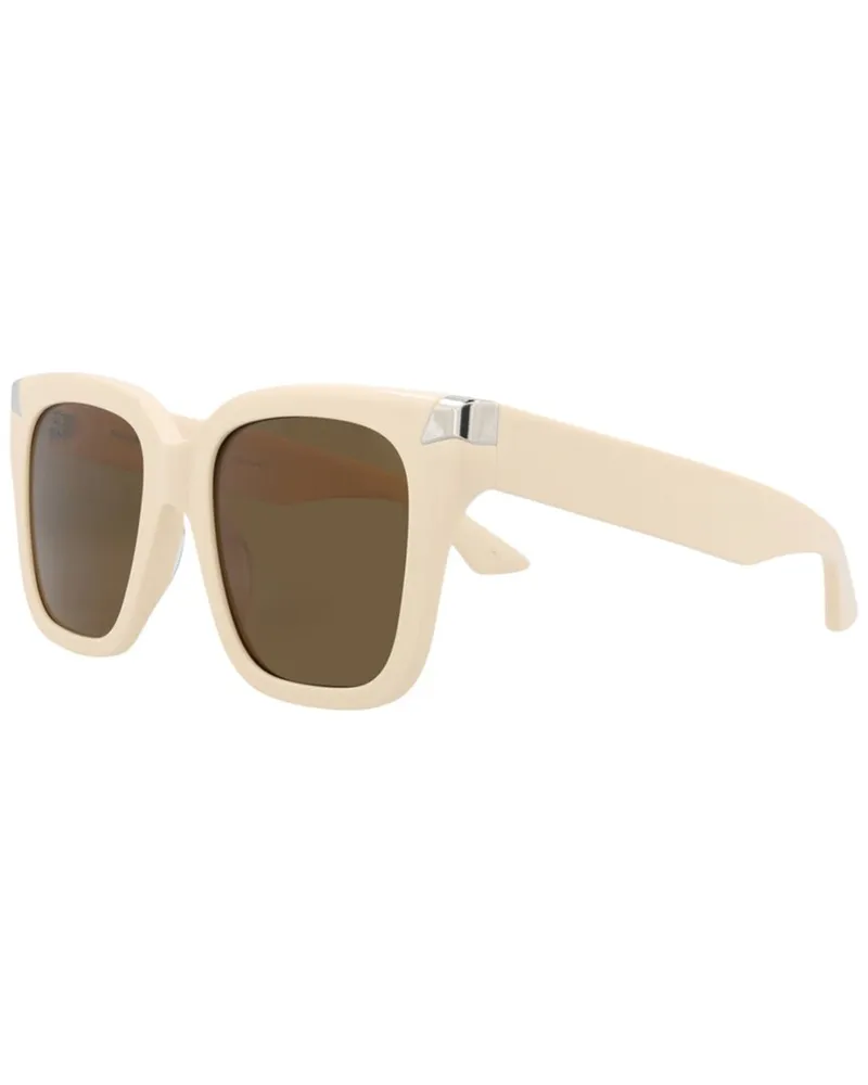 Alexander McQueen Women's AM0440S 53mm Sunglasses White