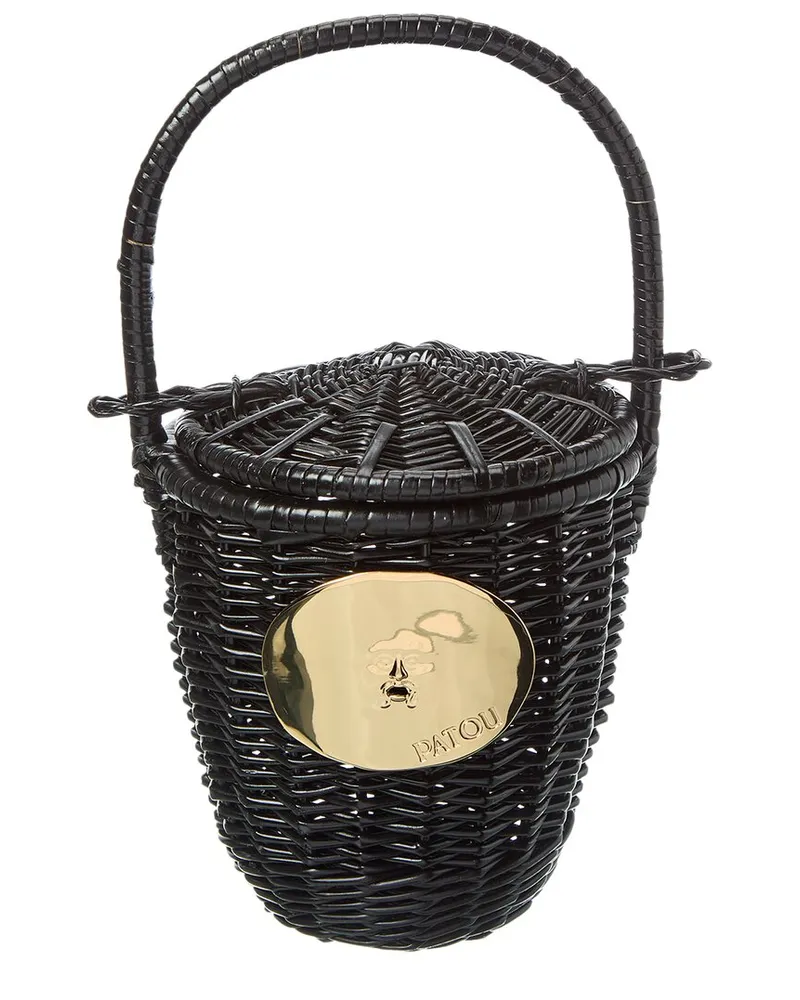 Patou Straw Top Handle Bag Nocolor