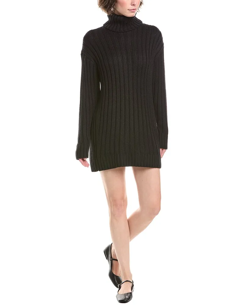 Splendid Felicity Cashmere-Blend Sweaterdress Black