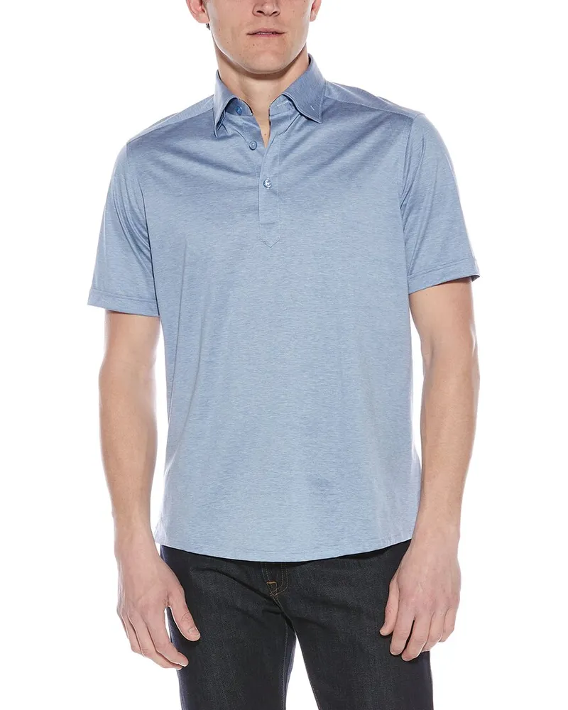 Eton Contemporary Fit Polo Shirt Blue