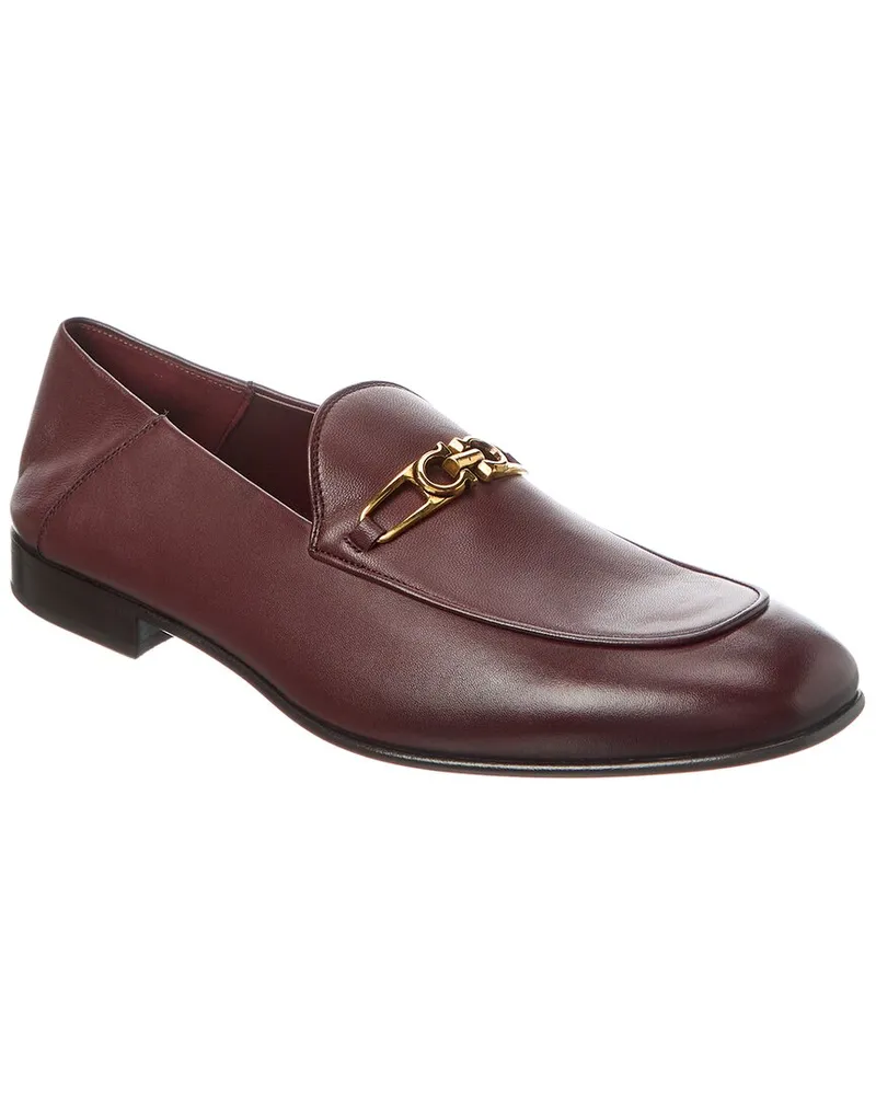 Ferragamo Leather Loafer Brown