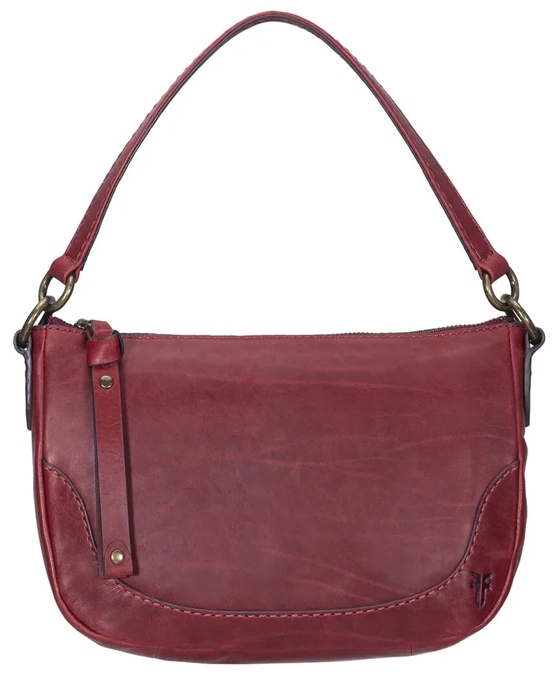 Frye Melissa Leather Crossbody Red