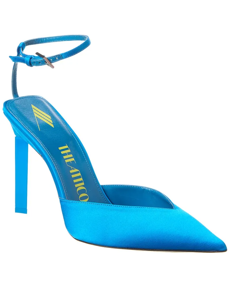 ATTICO Perine Satin Pump Blue