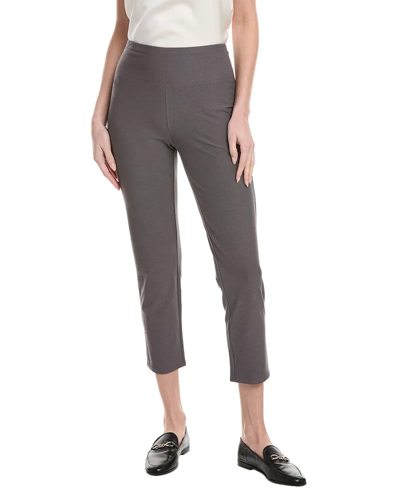 Eileen Fisher Petite High-Waist Slim Pant Nocolor