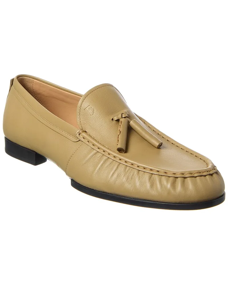 TOD'S TOD’s Leather Loafer Beige