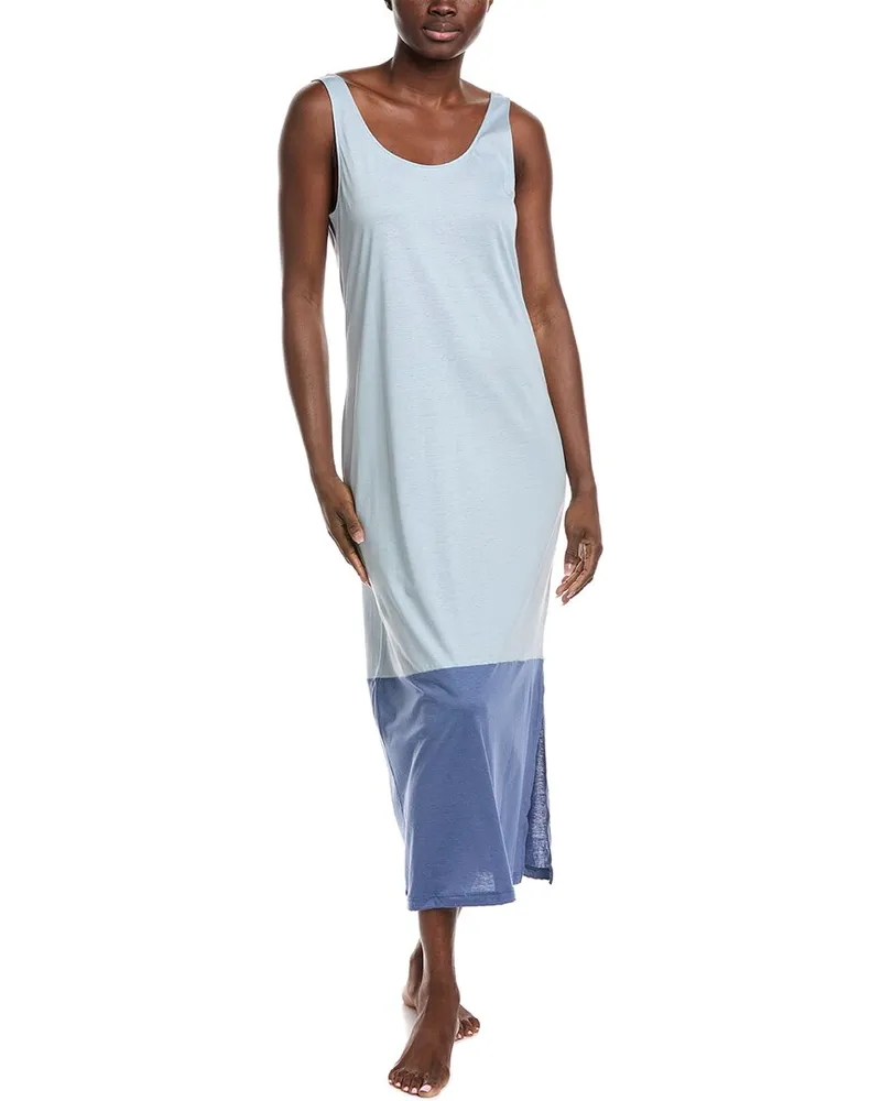Hanro Laura Tank Gown Blue