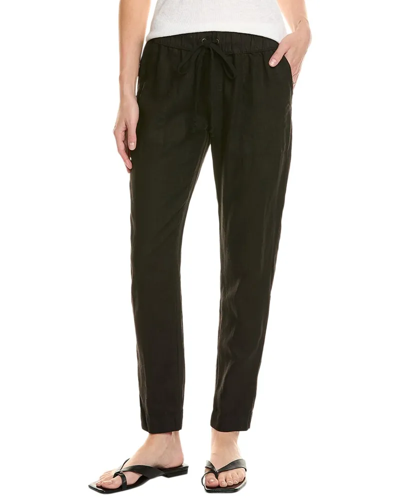 Enza Costa Easy Linen Pant Black