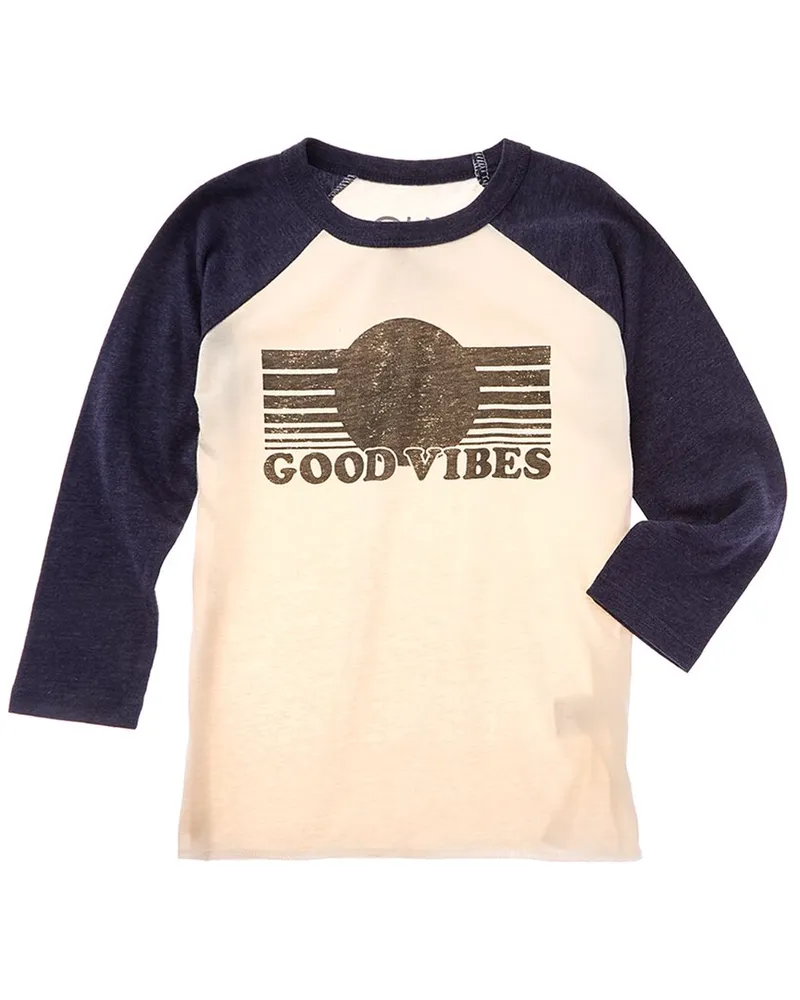 Chaser Good Vibes Baseball T-Shirt White