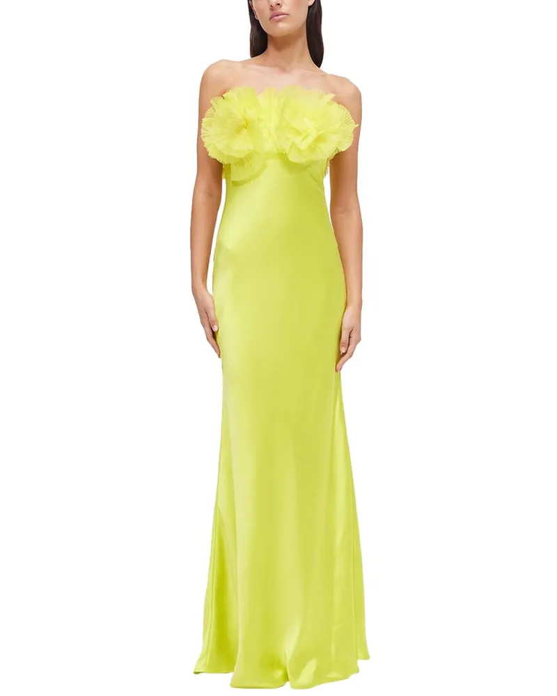 Rachel Gilbert Eyelar Gown Green