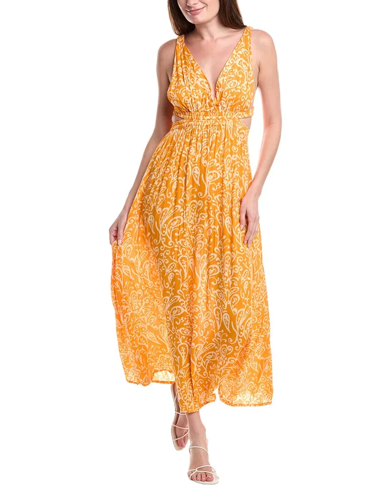 Tiare Hawaii Hope Maxi Dress Gold
