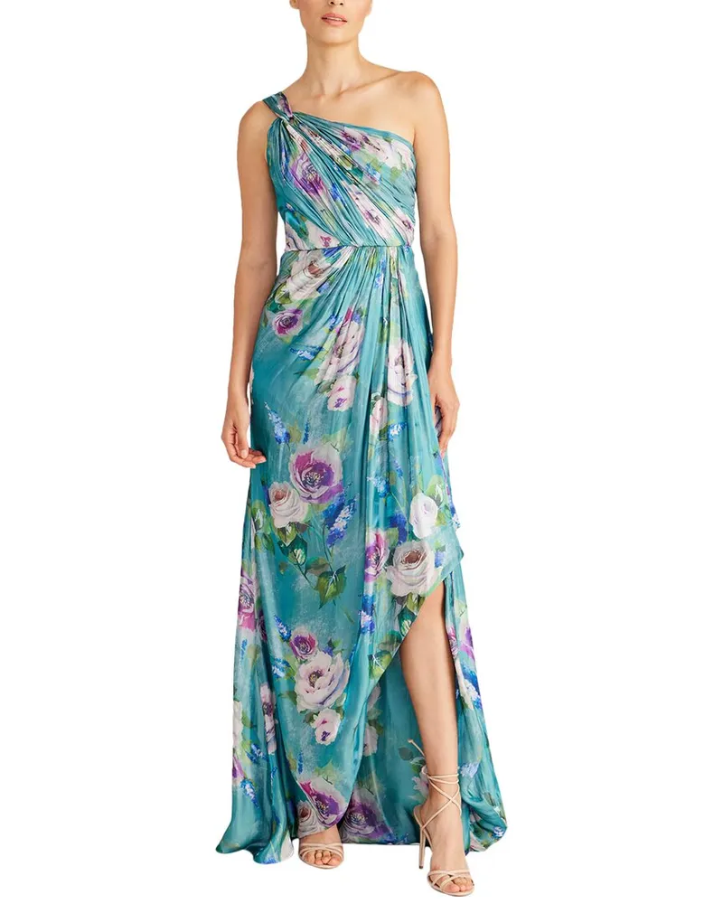 THEIA Rhonda One Shoulder Gown Nocolor