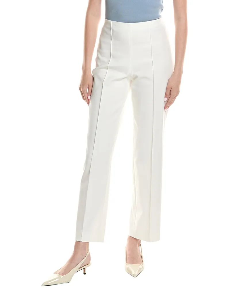 Anne Klein High-Rise Trouser White