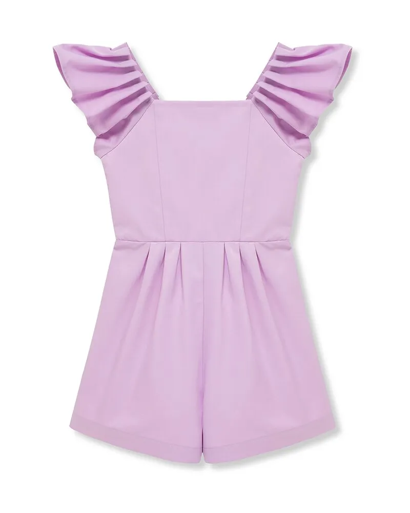 HABITUAL Flutter Sleeve Romper Nocolor