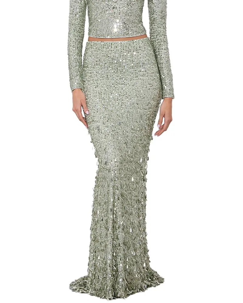 Alice + Olivia Charity Embellished Gown Nocolor