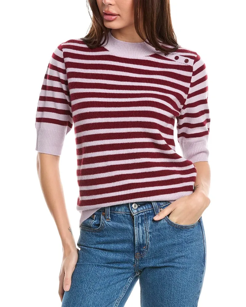 Bogner Jaren Wool & Cashmere-Blend Sweater Purple