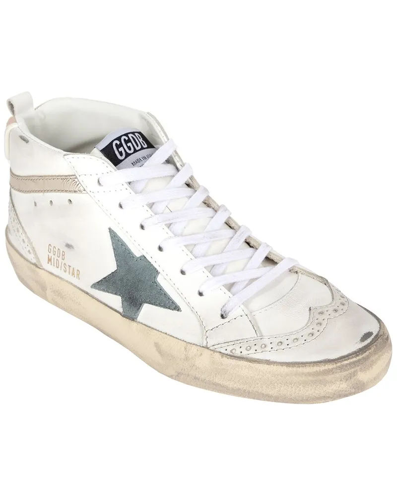 Golden Goose Mid Star Leather Sneaker Nocolor