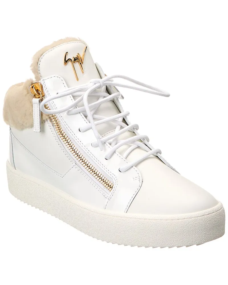 Giuseppe Zanotti May Leather Sneaker White