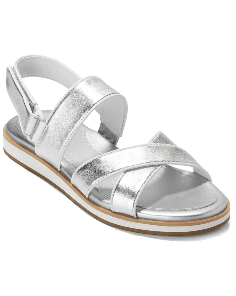 COLE HAAN Mirabelle Leather Sandal Metallic