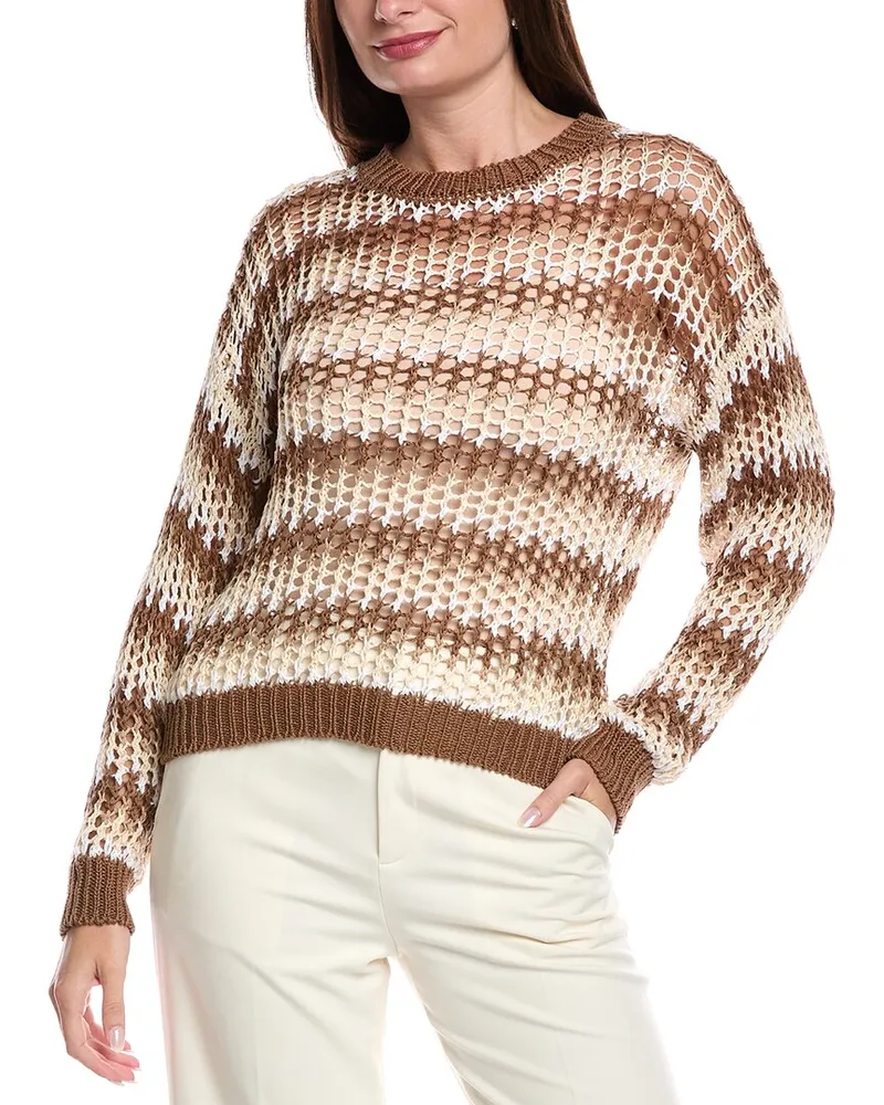 Peserico Open Knit Sweater Red