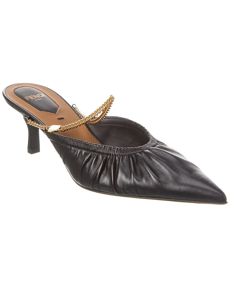 Fendi Colibri Lite Leather Pump Black