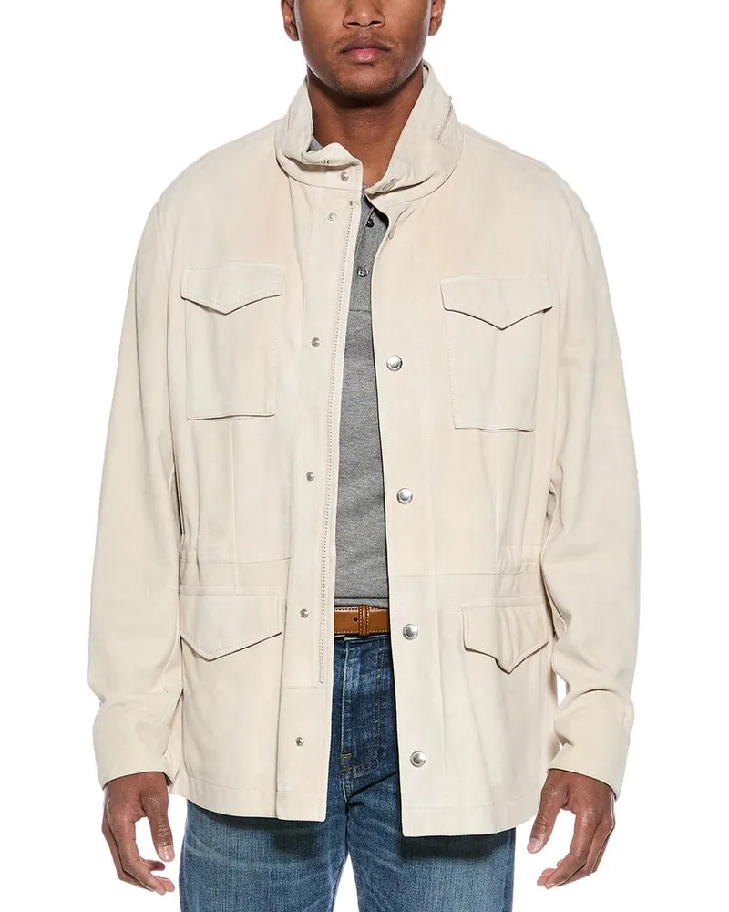 Brunello Cucinelli Suede Jacket Nocolor
