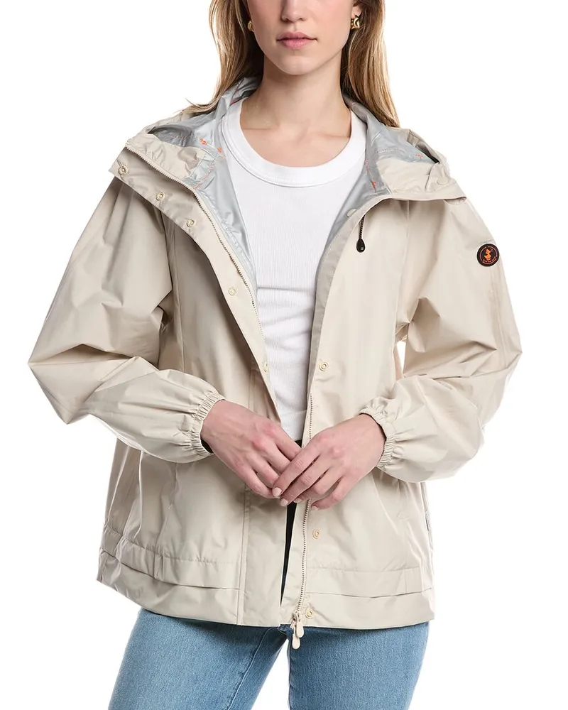 Save The Duck Rain Jacket Beige