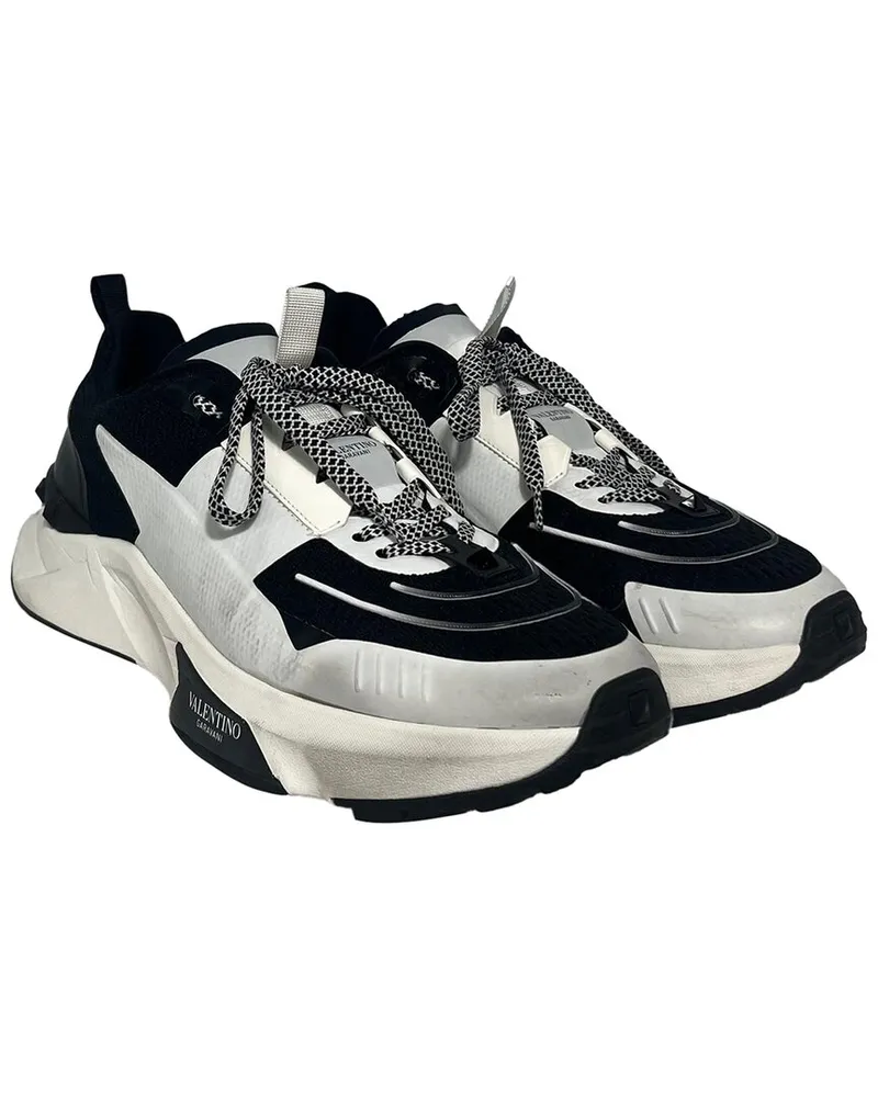 Valentino Garavani Men's Leather True Act Sneaker (Authentic Pre-Loved Nocolor