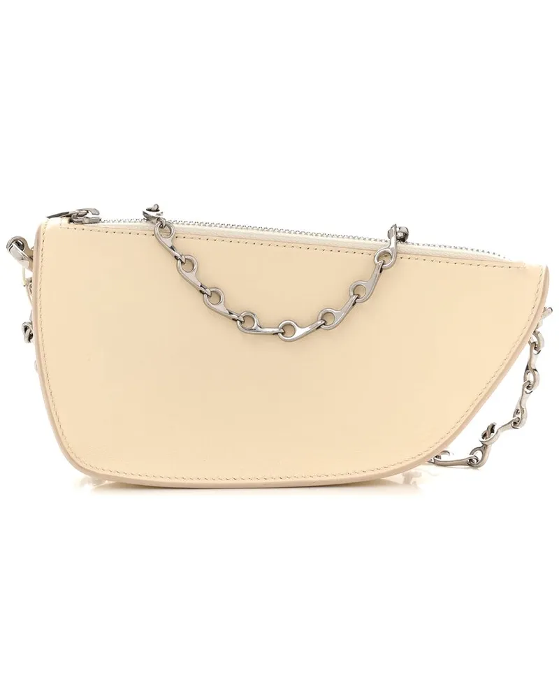 Burberry Pearl Calfskin Leather Shield Sling Bag (Authentic Pre-Loved Nocolor