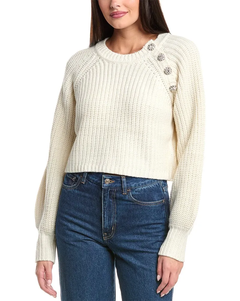 Cinq à Sept Keren Pullover White