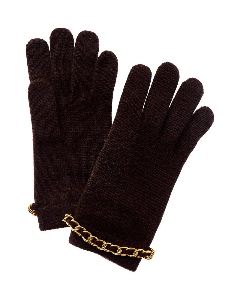 portolano  Cashmere Gloves Brown