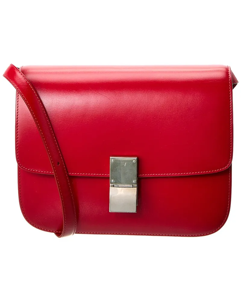 Celine Classic Medium Leather Shoulder Bag (Authentic Pre-Loved Nocolor