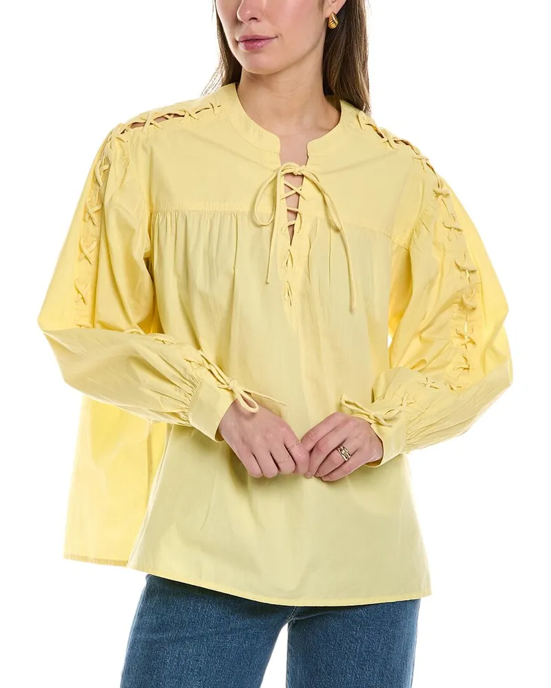 Maje Top Yellow