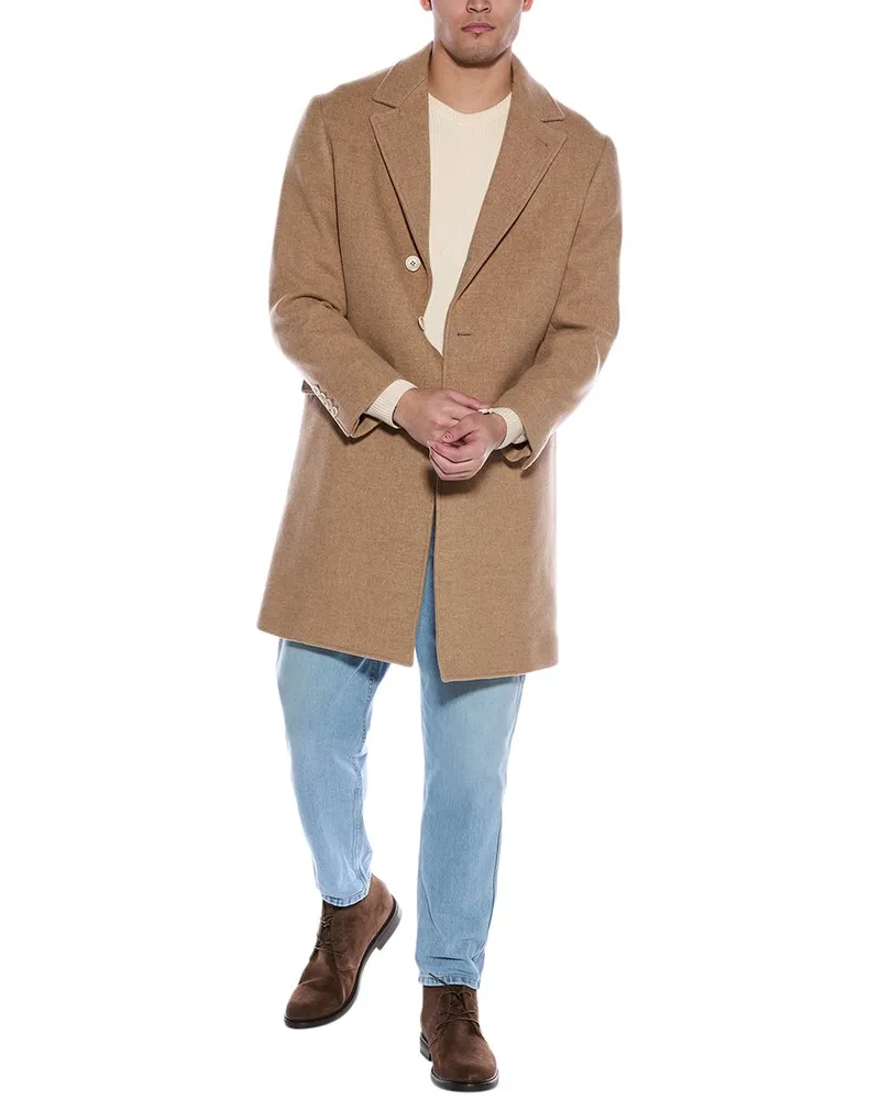 Brunello Cucinelli Wool & Cashmere-Blend Coat Nocolor