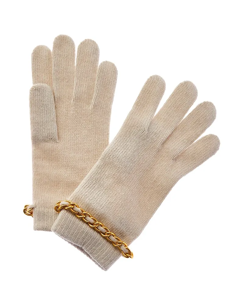 portolano  Chain Cashmere Tech Gloves Nocolor