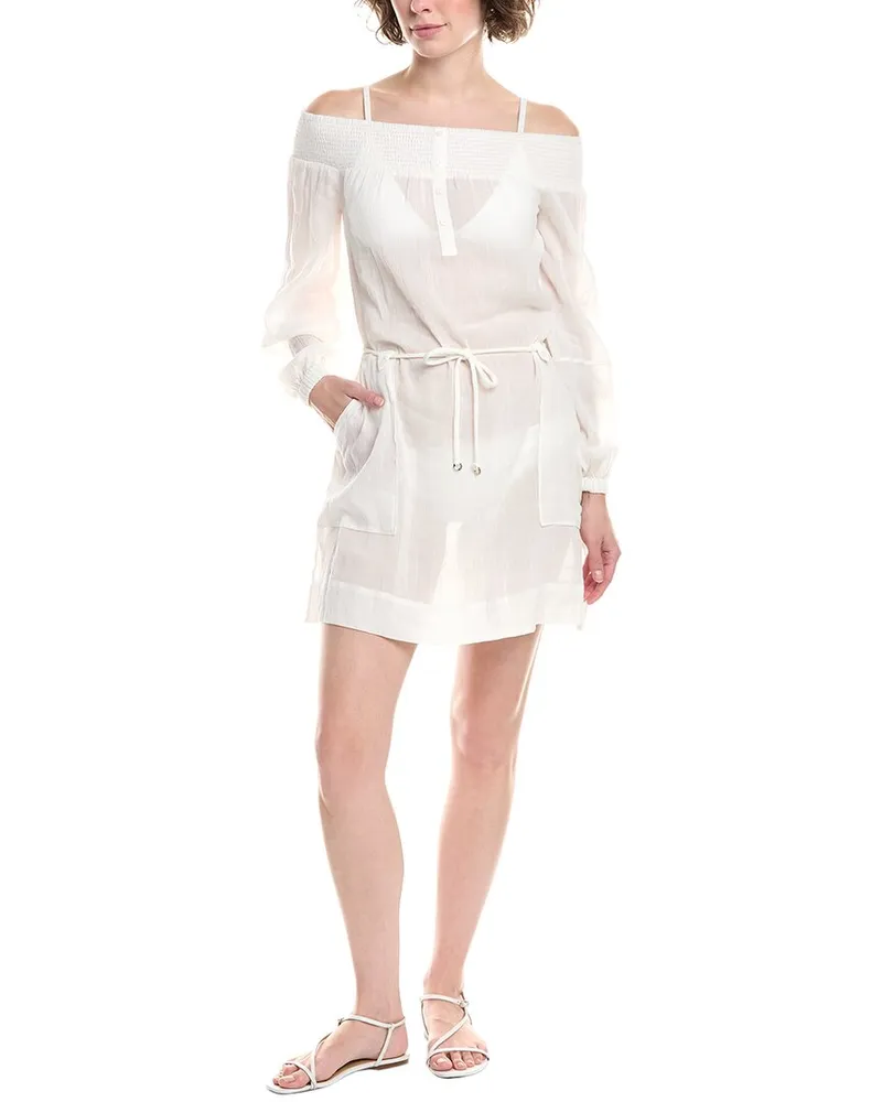 Reiss Hartley Kaftan White