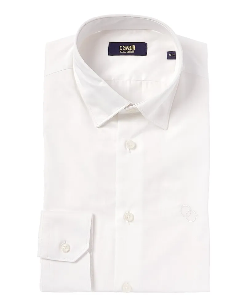 Roberto Cavalli Slim Fit Dress Shirt Nocolor