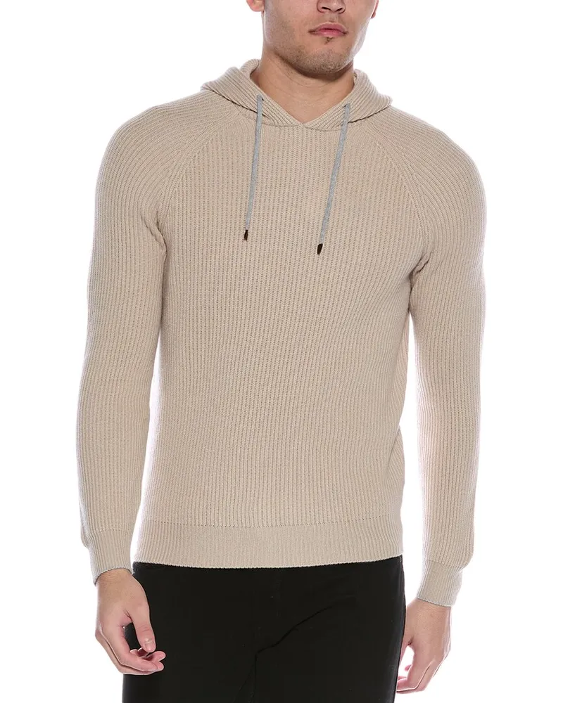 Brunello Cucinelli Cashmere Hoodie Nocolor