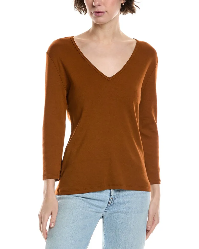 Michael Stars Adele T-Shirt Brown