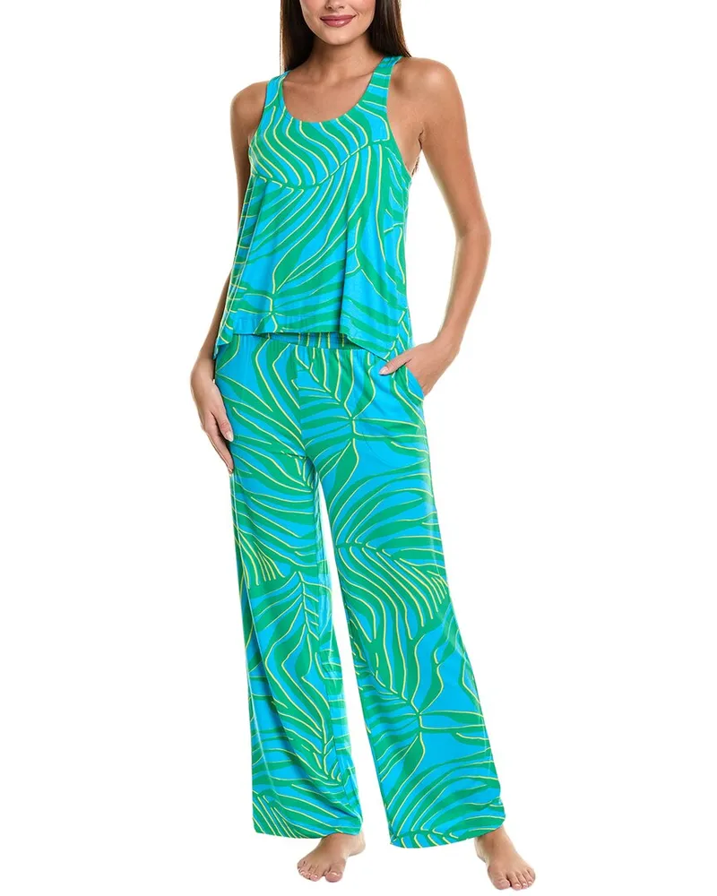 SANCTUARY 2pc Tank & Pant Set Green