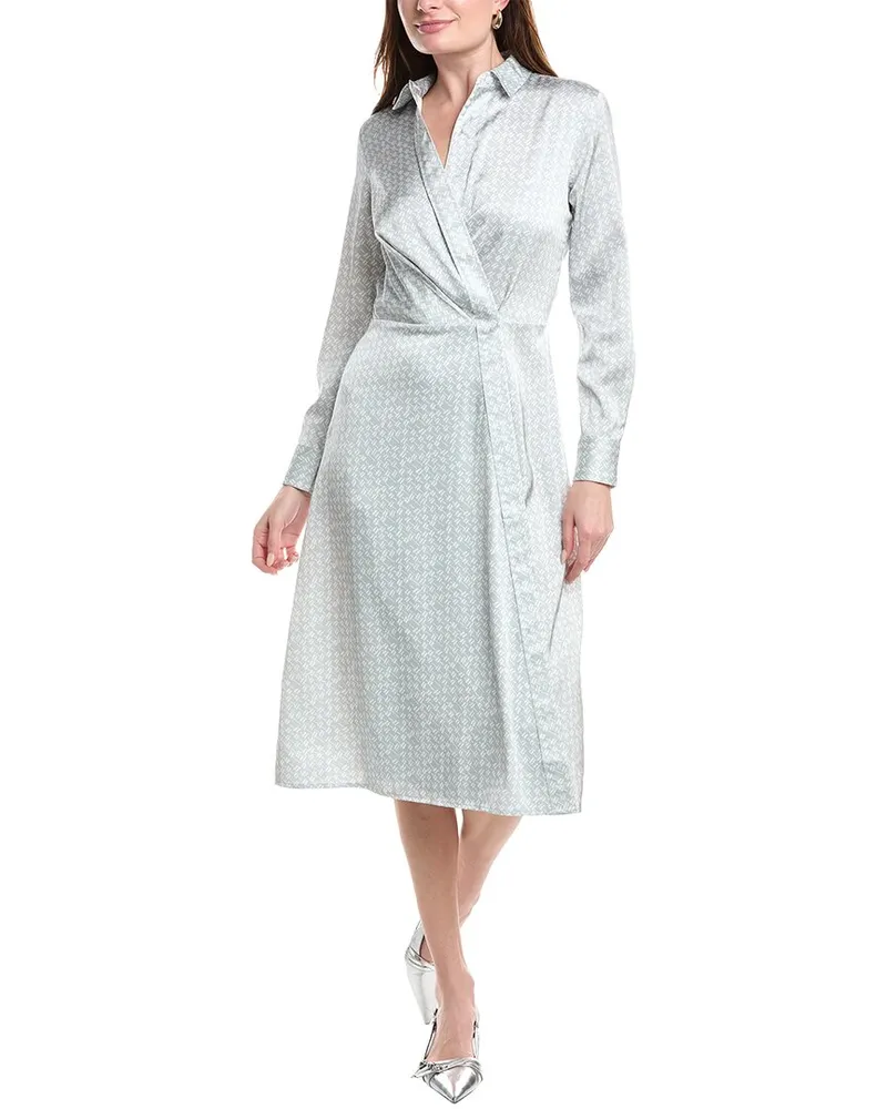 Rag & Bone Danica Printed Wrap Dress Grey