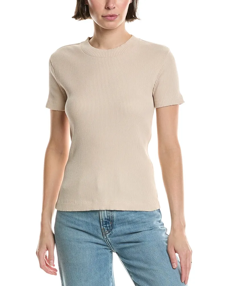 Vince Ribbed Top Brown