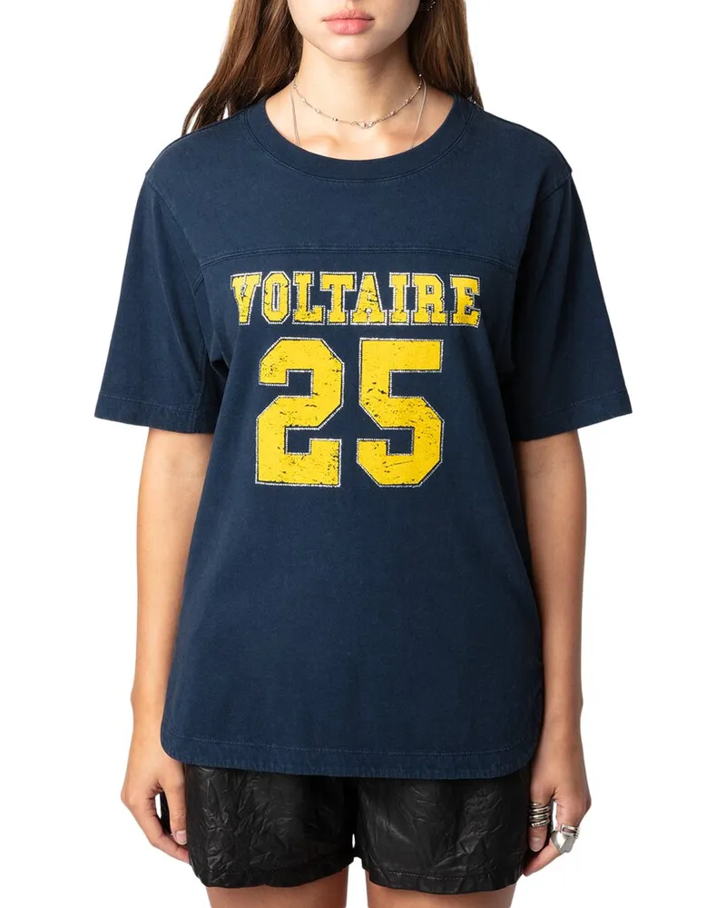 Zadig & Voltaire Bow Hc Voltaire 25 T-Shirt Blue