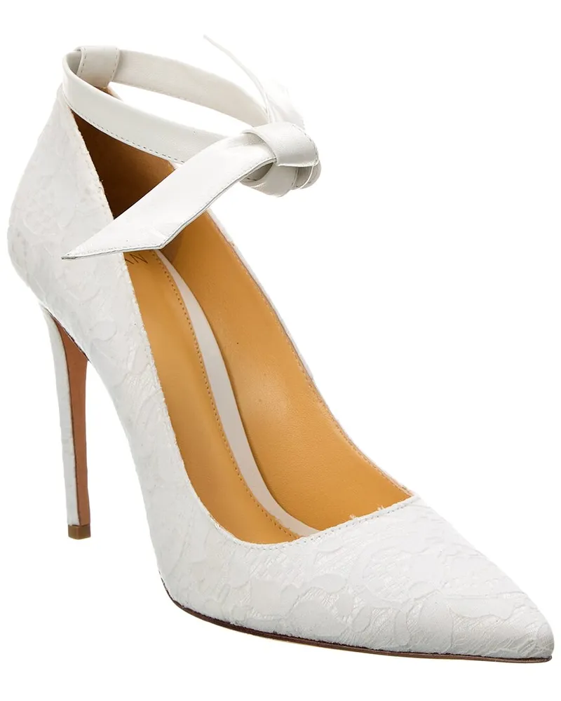 Alexandre Birman Clarita New 100 Lace Pump White