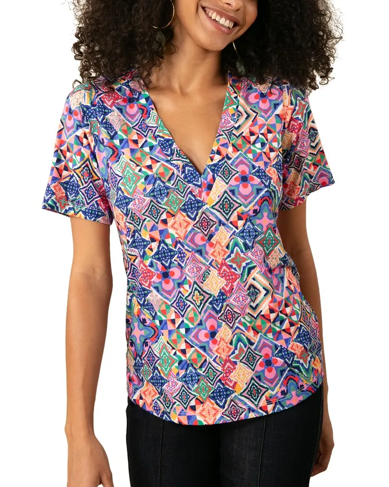Hale Bob Noa Blouse Blue