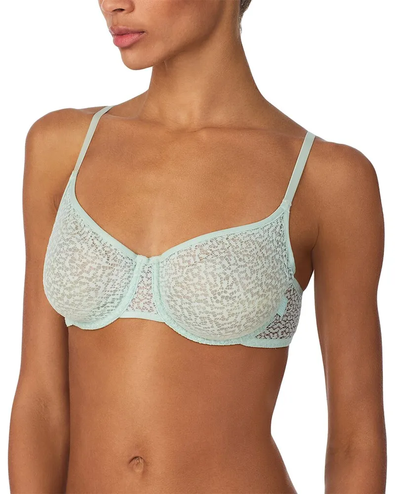 DKNY Modern Lace Unlined Demi Bra White